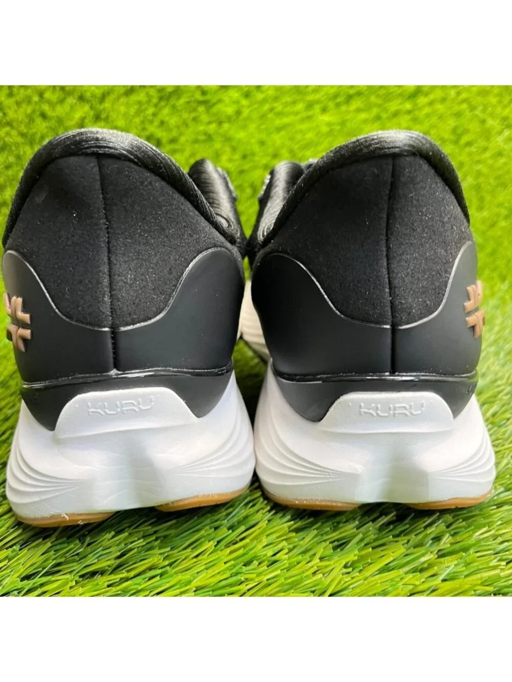 Kuru Atom 2 Womens Size 10 Black White Athletic Running Walking Shoes Sneakers
